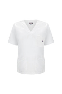 Men's medical scrub Gary white