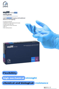 EasyCare Nitrile Examination Gloves in Blue – High-Strength Protection with Superior Tactile Precision