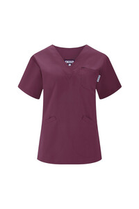  Ladies Medical Scrub Wine Jenny