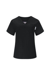 Ladies Medical Scrub Black Jenny