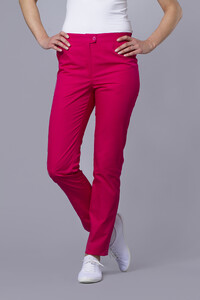 Button trousers fuchsia