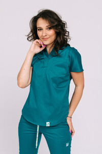 Medical Scrub Caribbean  Blue Sonia