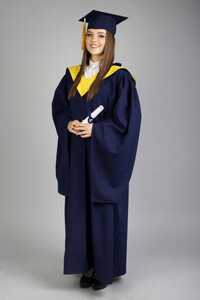 Graduation set navy