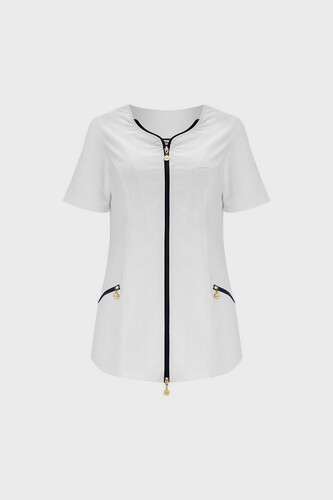  Ladies top medical uniform white Lisa