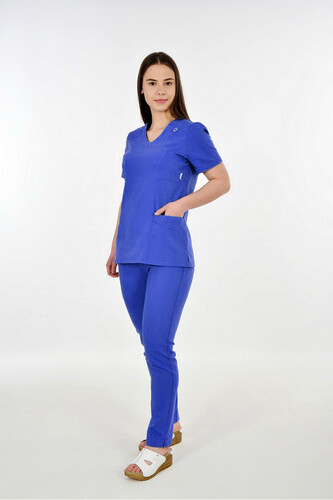 Blue Medical Scrub Emer