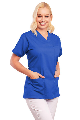 Cleo Medical Scrub Top Royal Blue